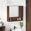 vidaXL Armoire Miroir Ch&ecirc;ne brun 59 x 17 x 55 cm Bois d'ing&eacute;nierie