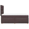 vidaXL Sommier &agrave; lattes de lit avec matelas Marron fonc&eacute; 90x190 cm