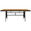vidaXL Mobilier &agrave; d&icirc;ner d'ext&eacute;rieur 7 pcs R&eacute;sine tress&eacute;e Noir