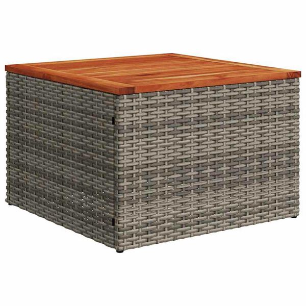 vidaXL Ensemble de canap&eacute; de jardin 9 pcs Gris