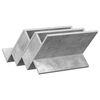 vidaXL &Eacute;tag&egrave;re &agrave; magazines avec &eacute;tag&egrave;re Gris B&eacute;ton 53 x 40 x 28,5 cm