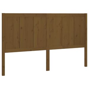 vidaXL T&ecirc;te de lit Marron miel 205,5x4x100 cm Bois massif de pin