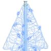 vidaXL Sapin de No&euml;l avec 100 LED Bleu 120 cm Acrylique