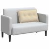 vidaXL Coussin de Dos Cr&egrave;me 80 x 19 x 50 cm tissu