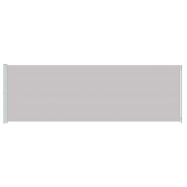 vidaXL Auvent lat&eacute;ral r&eacute;tractable de patio 200x600 cm Gris