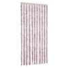 vidaXL Rideau anti-mouches gris argent&eacute; et rose 90x200 cm chenille
