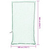 vidaXL Filet pour remorque avec corde élastique vert 6x3 m PP