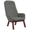 vidaXL Chaise de relaxation Gris fonc&eacute; Velours
