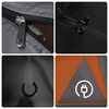vidaXL Tente de camping 2 personnes gris et orange imperméable