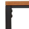 vidaXL Ensemble de meubles d'ext&eacute;rieur 3 pcs Noir et blanc cr&egrave;me
