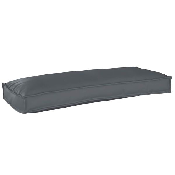 vidaXL Set de coussins de palette 2 pcs Anthracite 100 x 40 x 8 cm