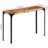 vidaXL Table console marron 110x35x76cm bois massif de manguier et fer