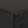 vidaXL Buffet noir 60x33x100 cm bois de manguier massif