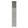 vidaXL Armoire de t&ecirc;te de lit Gris b&eacute;ton 100x18,5x102,5 cm