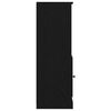 vidaXL Highboard Ch&ecirc;ne noir 36 x 35,5 x 103,5 cm Bois d'ing&eacute;nierie