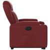 vidaXL Fauteuil inclinable Rouge bordeaux Similicuir