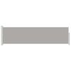 vidaXL Auvent lat&eacute;ral r&eacute;tractable de patio 140x500 cm Gris