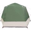 vidaXL Tente de camping Cabane Vert 420 x 420 x 227 cm Polyester