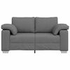 vidaXL Canap&eacute; 120cm Gris fonc&eacute; tissu