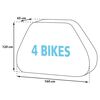 Eurotrail Housse de v&eacute;lo pour 4 v&eacute;los