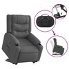 vidaXL Fauteuil inclinable Gris fonc&eacute; Tissu