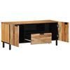 vidaXL Meuble TV Solid Acacia Wood 105 x 33 x 46 cm