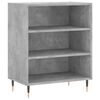 vidaXL Buffet gris b&eacute;ton 57x35x70 cm bois d'ing&eacute;nierie