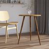 vidaXL Table de bistro Marron fonc&eacute; &Oslash;60x76 cm MDF et fer