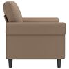vidaXL Canap&eacute; &agrave; 2 places Cappuccino 120 cm Similicuir