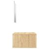 vidaXL Ensemble de meubles salle de bain 2 pcs chêne bois d'ingénierie