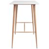 vidaXL Ensemble de bar 5 pcs Blanc