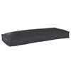 vidaXL Coussin Tissu Oxford Noir 100 x 40 x 8 cm