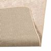 vidaXL Tapis Imprim&eacute; Cr&egrave;me 230 x 150 cm Polyester et PVC