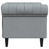 vidaXL Canap&eacute; Gris clair 78,5 x 74,5 x 74,5 cm Polyester