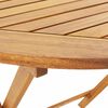 vidaXL Ensemble &agrave; manger de jardin 5 pcs blanc cr&egrave;me tissu bois massif
