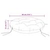 vidaXL Coussin rond multicolore &Oslash; 60 x11 cm tissu oxford