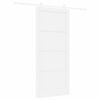 vidaXL Porte coulissante ORKDAL Blanc 93 x 211 cm Pin massif