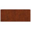 vidaXL Lit sur&eacute;lev&eacute; de jardin 200x40x80 cm acier corten
