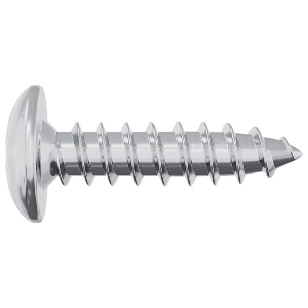vidaXL Vis 12 pcs Argent&eacute; M4 x 16 mm Acier