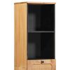 vidaXL Armoire de salle de bain avec &eacute;tag&egrave;re Marron 38 x 33 x 160 cm