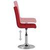 vidaXL Tabouret de bar Rouge bordeaux Tissu
