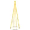 vidaXL Arbre de No&euml;l c&ocirc;ne 310 LED Blanc chaud 100x300 cm