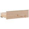 vidaXL Cadre de lit sans matelas avec t&ecirc;te de lit 90x190 cm pin massif