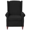 vidaXL Fauteuil de massage inclinable Noir Tissu