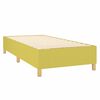 vidaXL Sommier &agrave; lattes de lit et matelas et LED Vert 100x200 cm Tissu