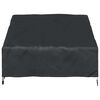 vidaXL Housse de banc de jardin Noir 130 x 95 x 40 / 80 cm Tissu 210D