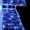 vidaXL Sapin de No&euml;l avec 240 LED Bleu 180 cm Acrylique