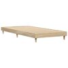 vidaXL Cadre de lit sans matelas ch&ecirc;ne sonoma 90x190 cm