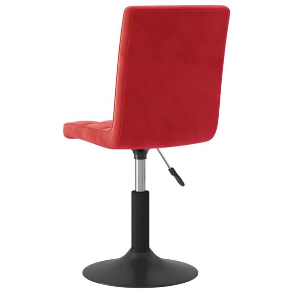 vidaXL Tabouret de bar Rouge bordeaux Velours