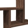 vidaXL &Eacute;tag&egrave;res murales 2pcs ch&ecirc;ne marron 38x12x38cm bois d'ing&eacute;nierie